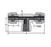 三通内螺纹锥管连接头