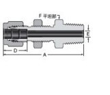 外螺纹连接型穿板锥管接头